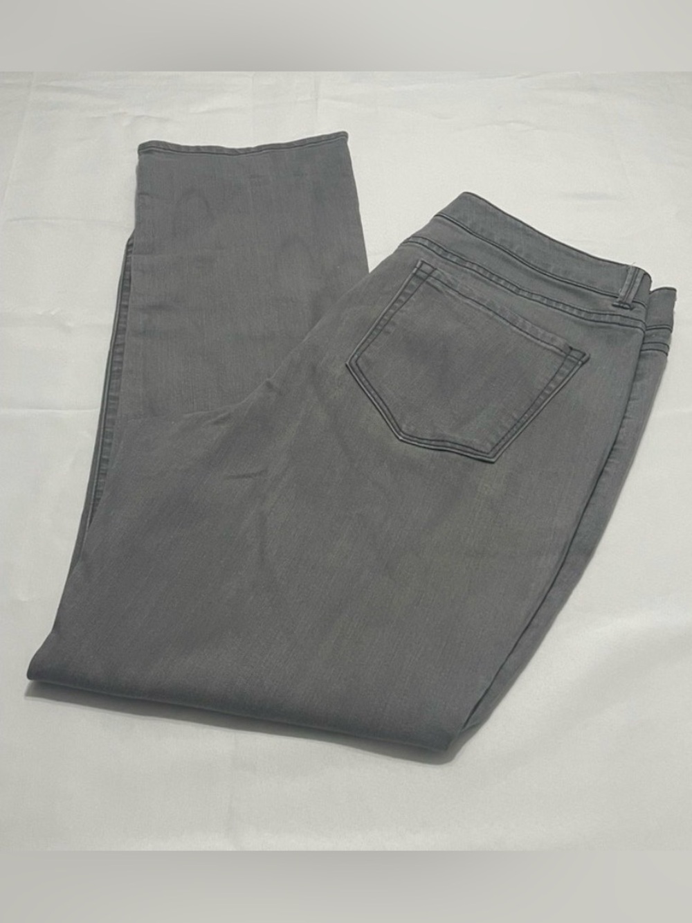 Charter Club Jean Shop Grey Straight Leg Pants Womens 14 Normcore Trousers
